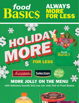 Food Basics Holiday More For Less Flyer